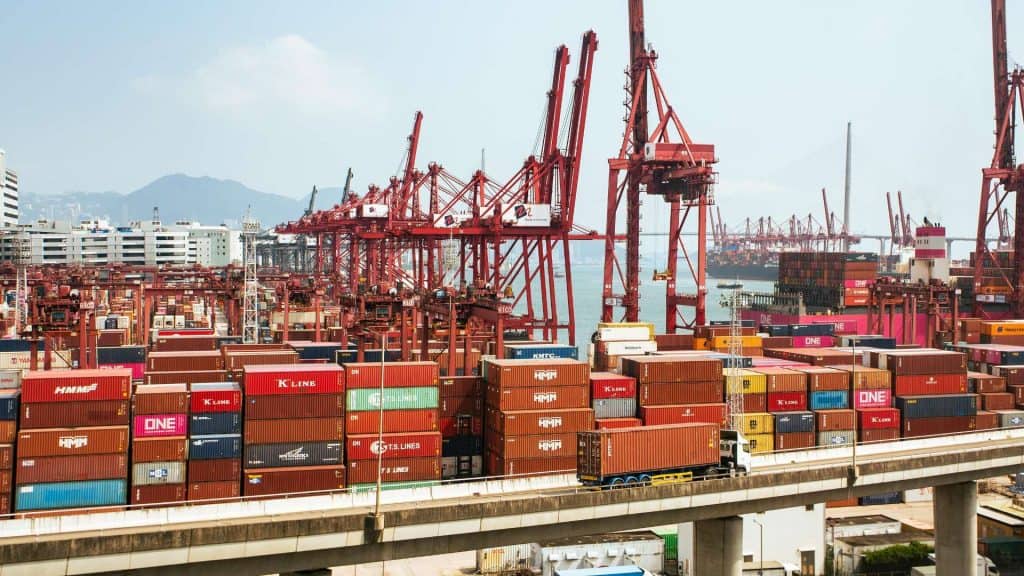 Cargo Containers at the Port