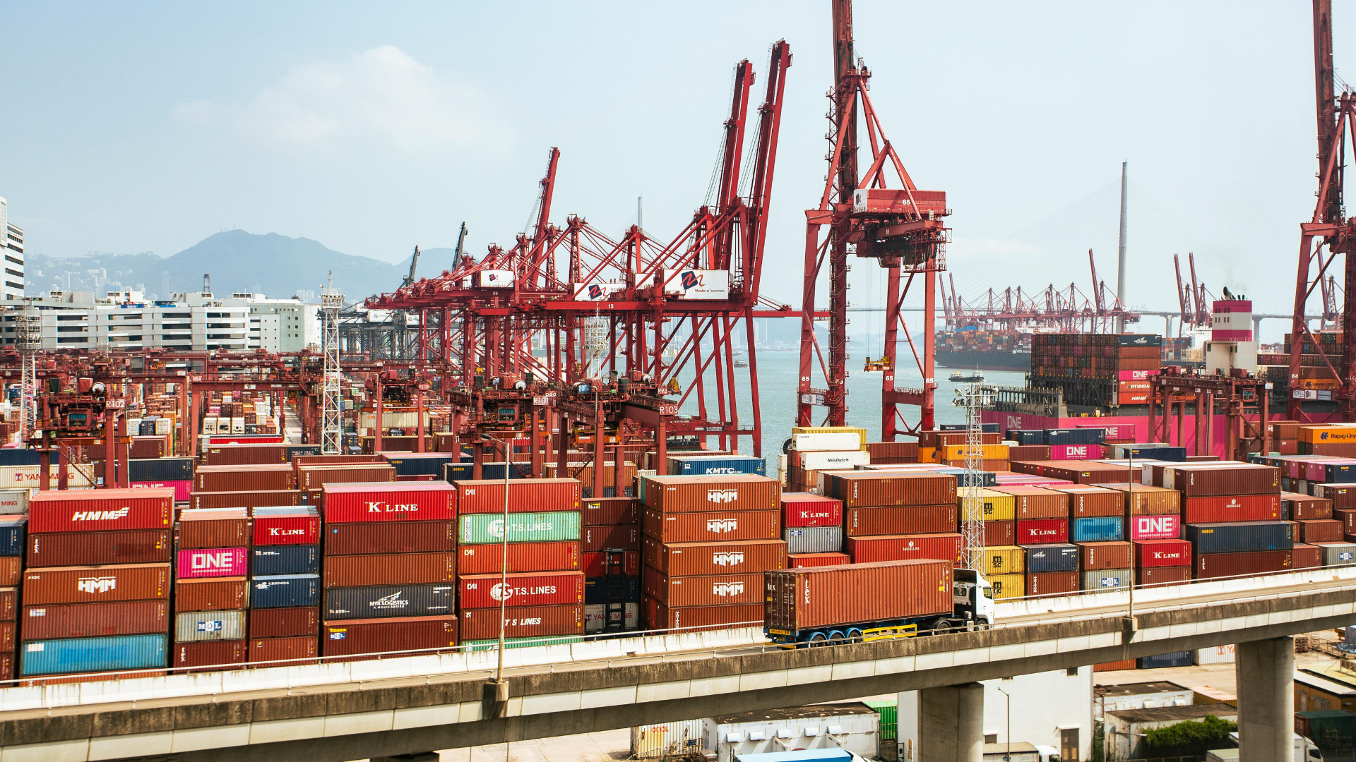 Cargo Containers at the Port