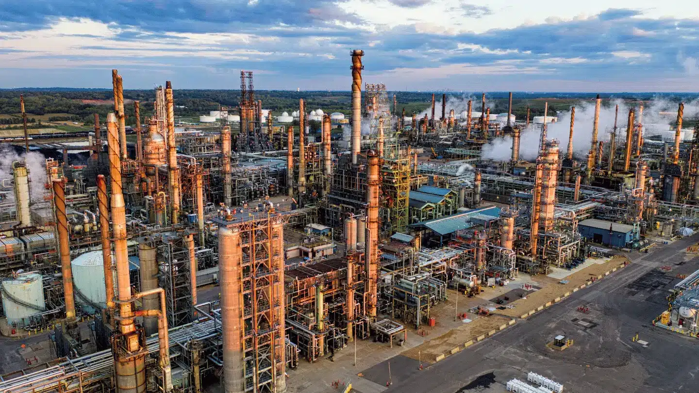 Pine Bend Oil Refinery in USA