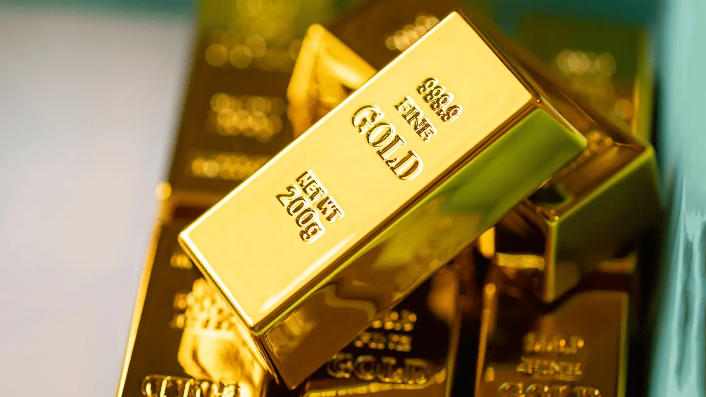 Gold Bars in Box