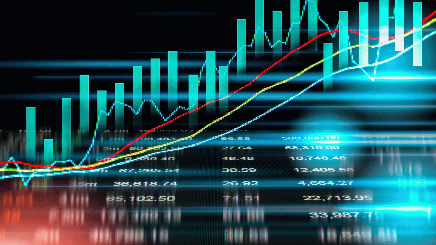 Stock financial graph