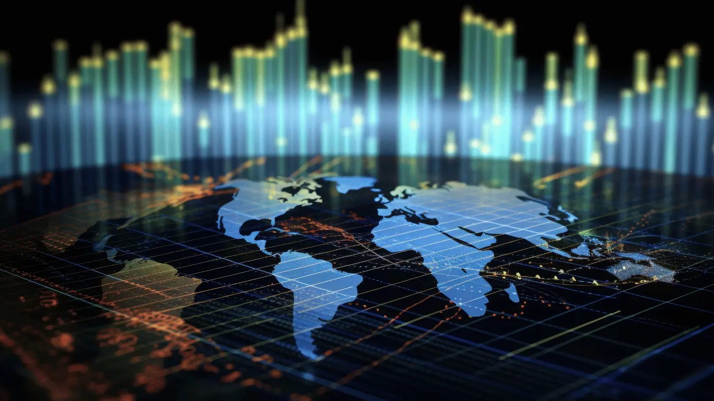 World map and statistics